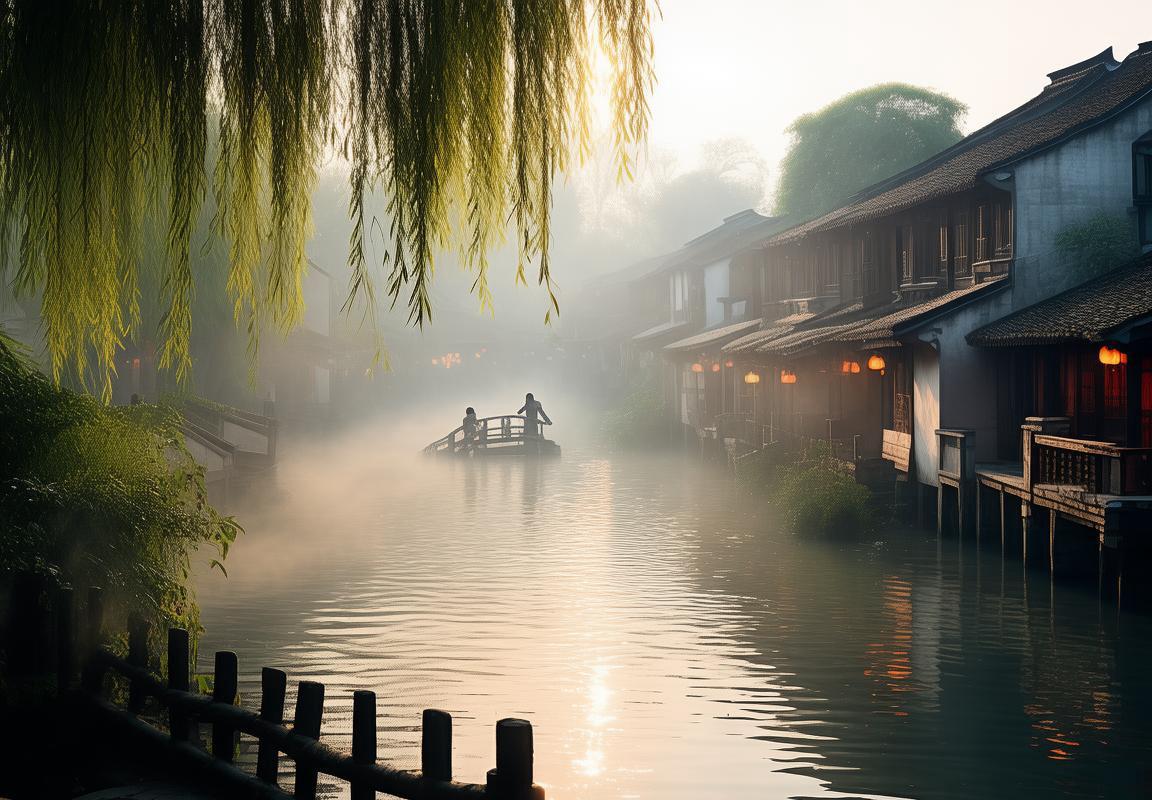 江南水乡诗意冒险：百景图中的江湖传奇