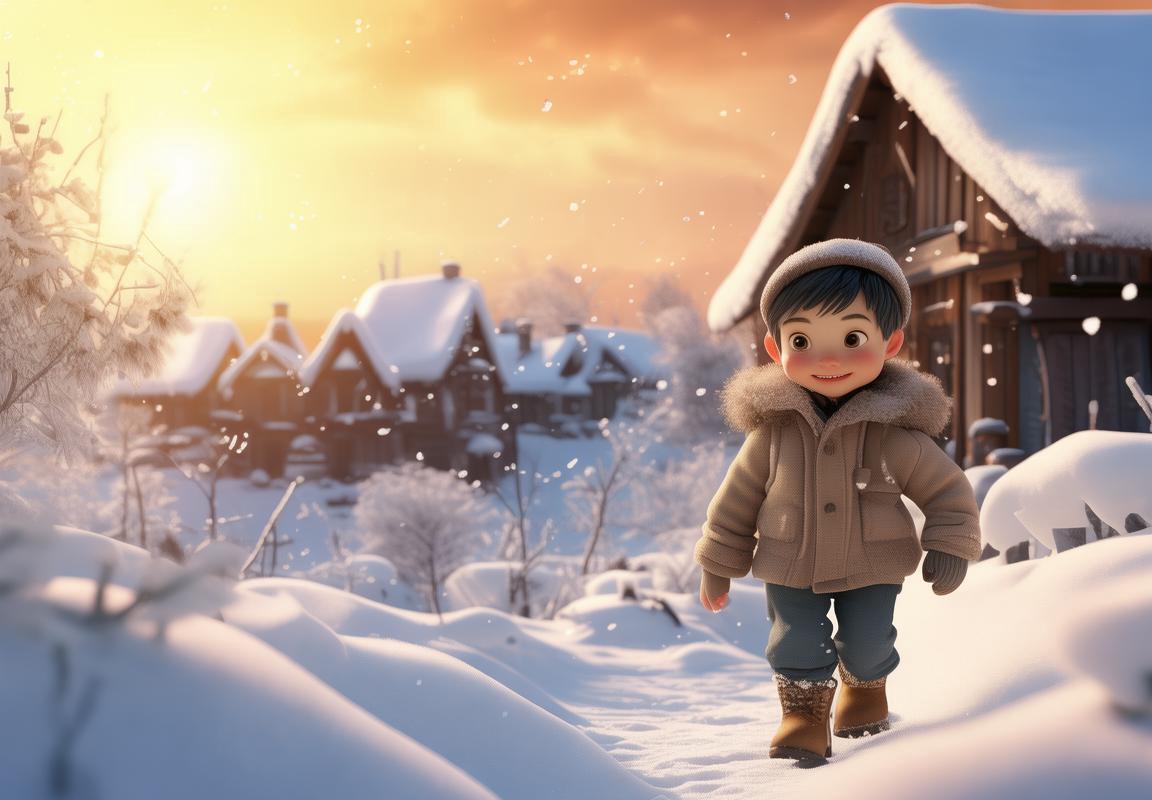 冬日暖阳下，庄语少年的冰雪冒险之旅