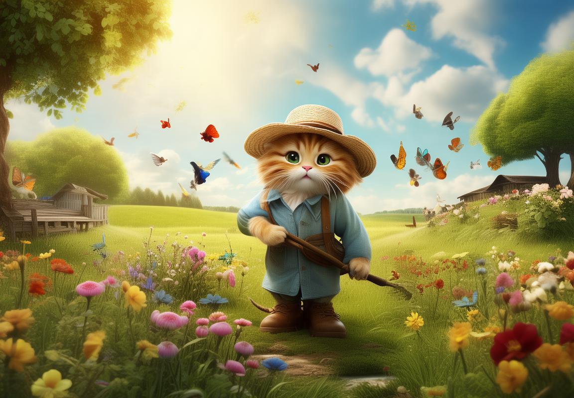 会说话的汤姆猫享受田园生活：塞尔达传说中的挑战与惊喜