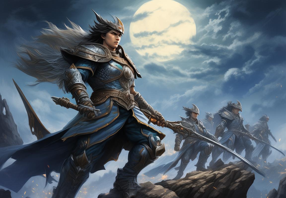 龙魂武士：东方传说中的传奇世界与梦想之光