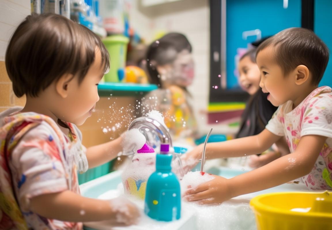 幼儿园厕所变身餐具清洗站，惊喜体验新乐趣