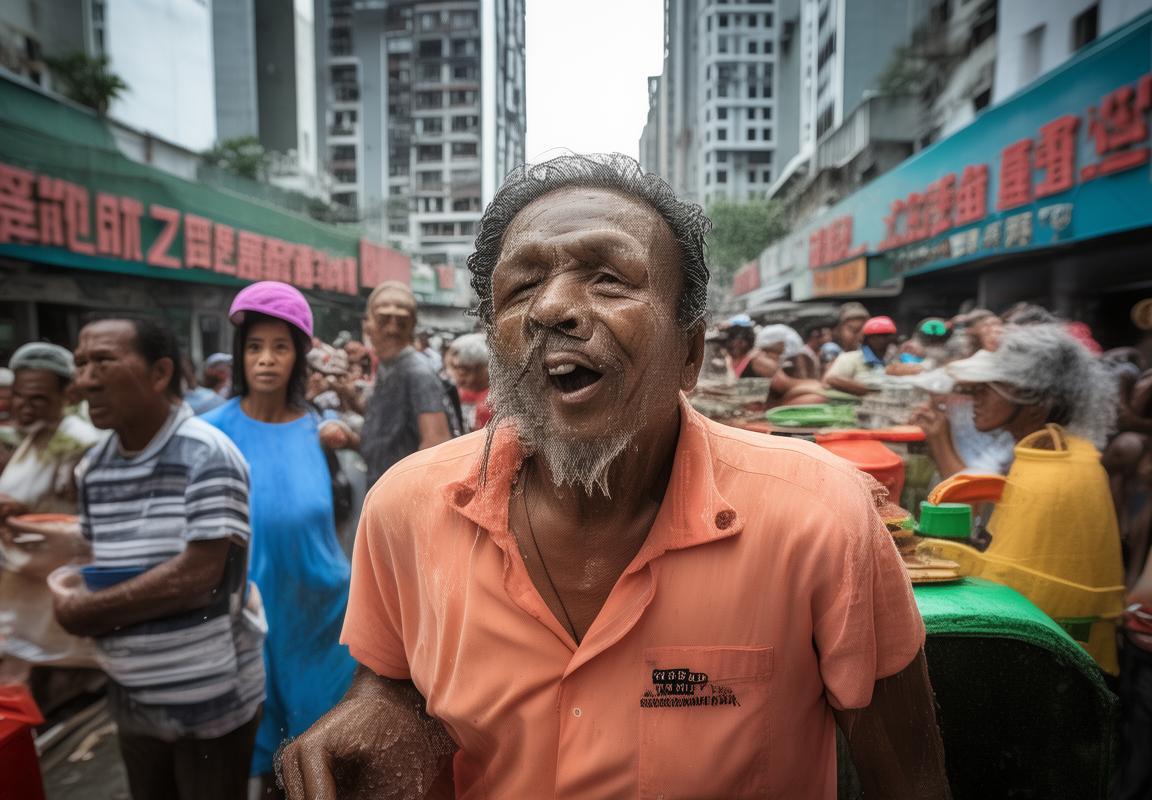 广东干旱：街头挑战，体验破纪录的干热天气