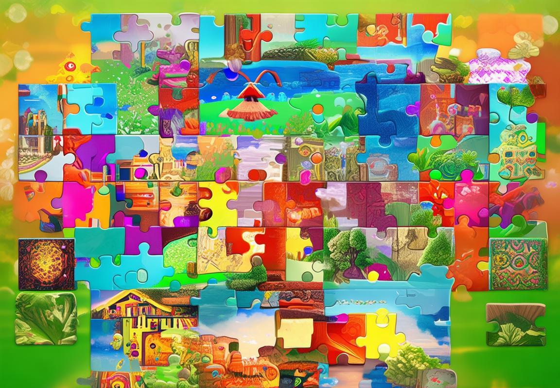 开心拼图2D：挑战自我，体验色彩拼图乐趣
