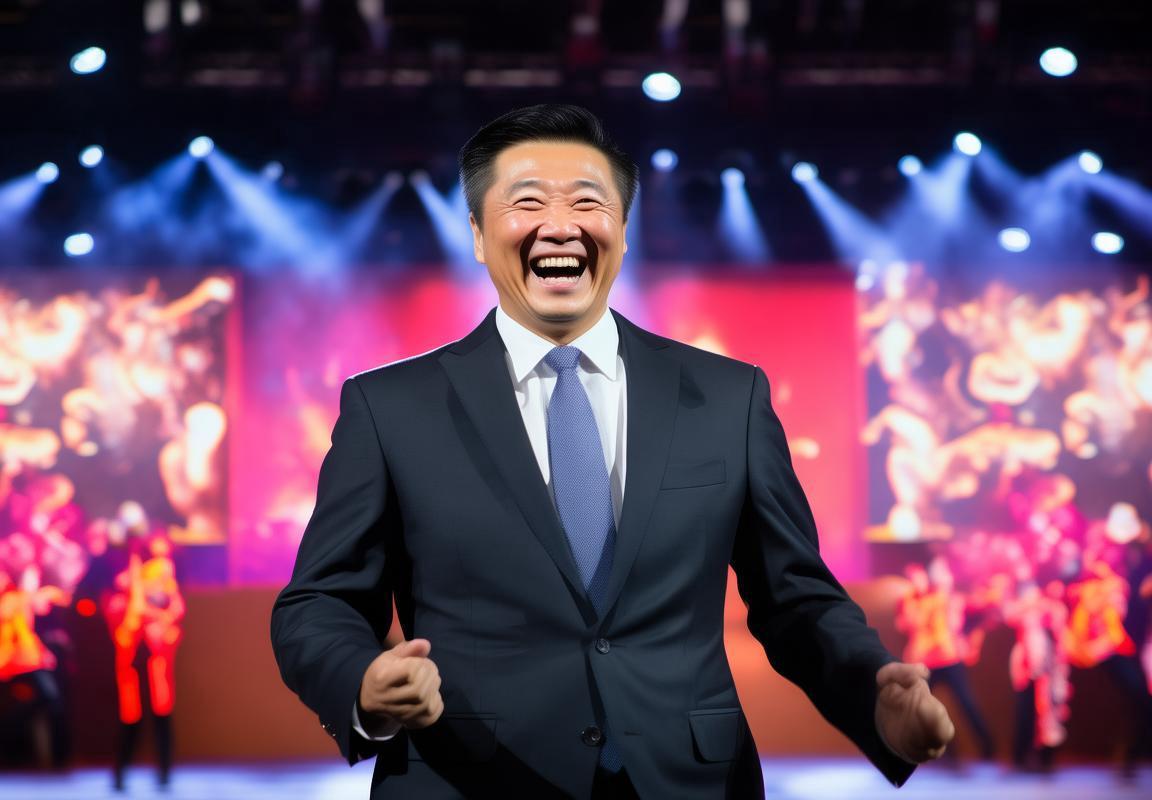 张雪峰年会撒现金惊喜连连，挑战激情，共绘梦想画卷