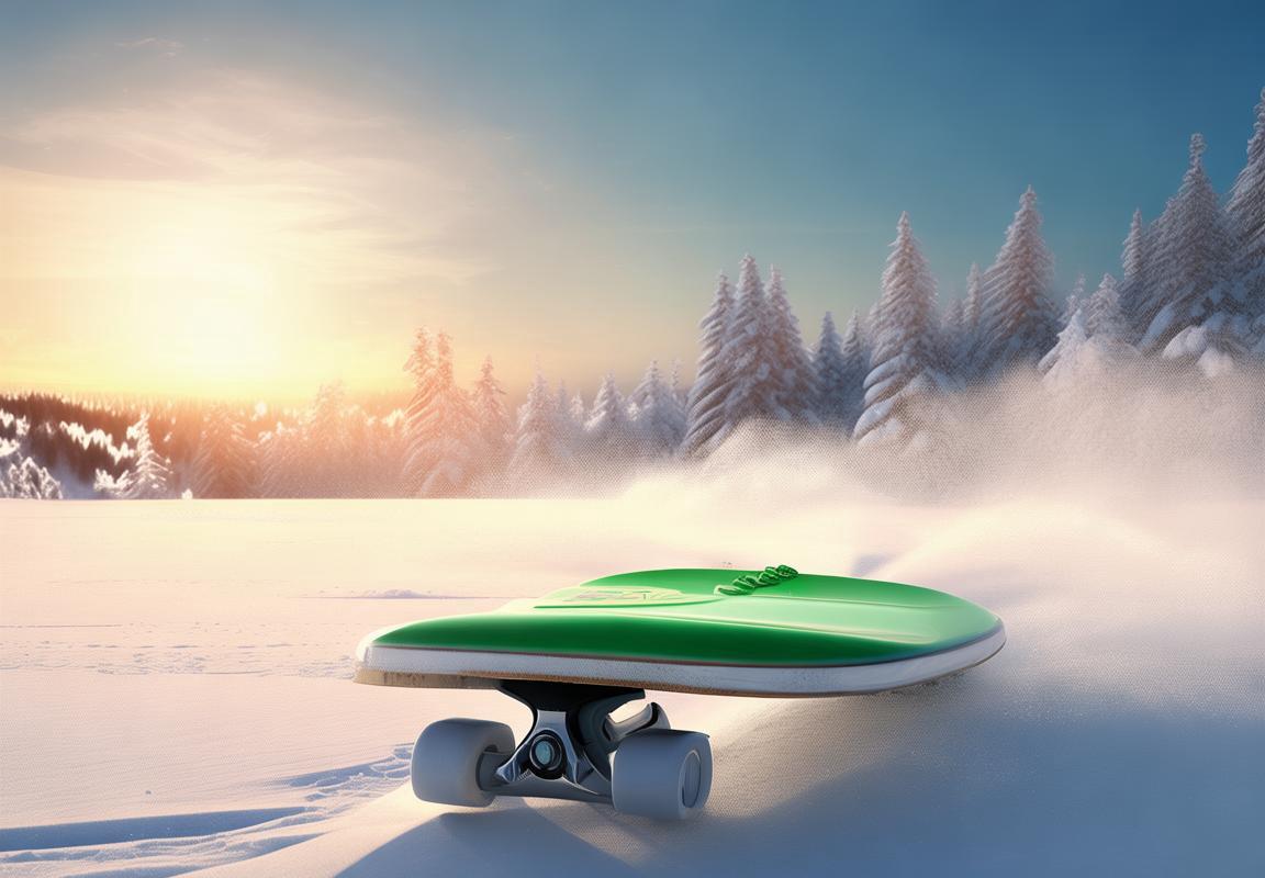 冬雪中的滑板乐趣：我们一起感受雪地滑板的魅力