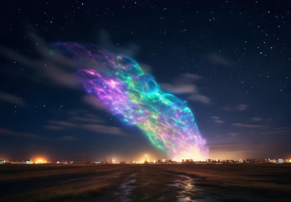 银川夜空现神秘不明飞行物，宇宙惊喜降临