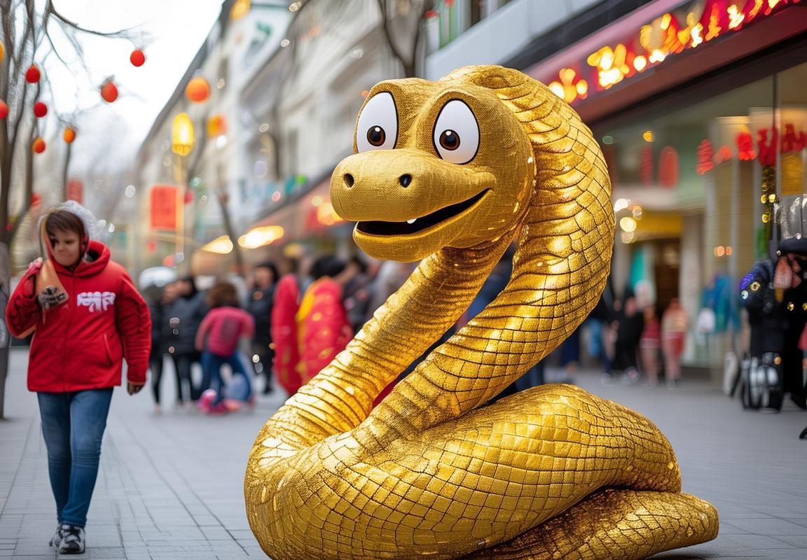 蛇年各地蛇形吉祥物街头秀，我们一起体验欢乐祝福