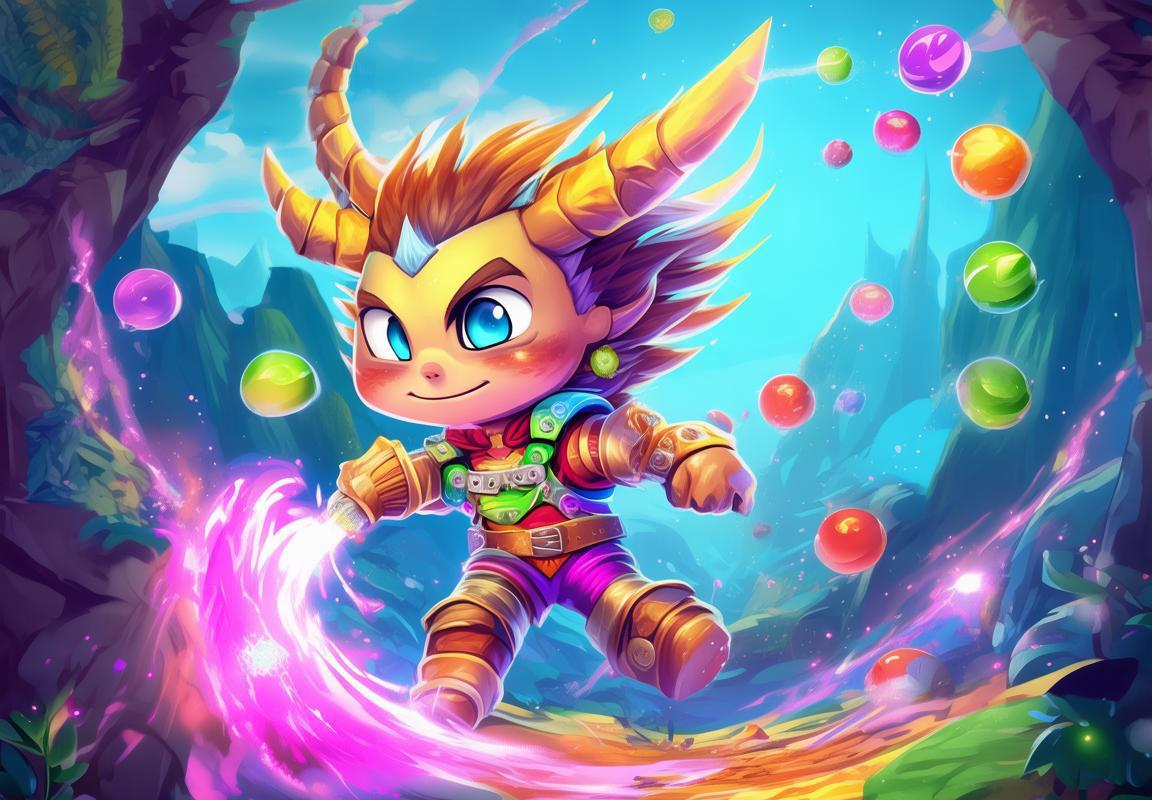 单机泡泡龙：英雄降妖除魔闯魔兽世界，指尖畅玩泡泡龙游戏