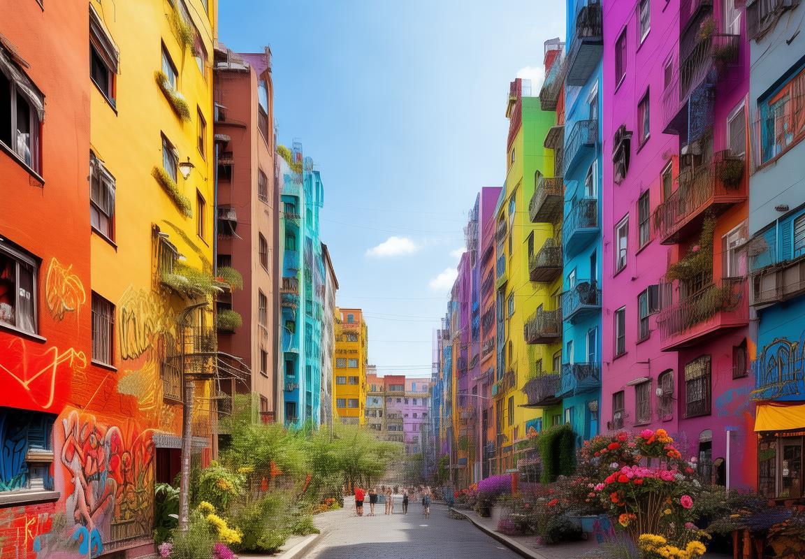 彩色城市梦想：街头激情，星星闪烁，我们一起探索