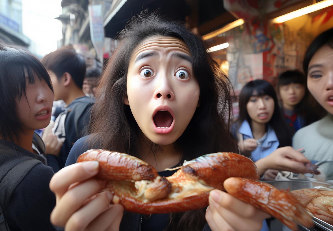 女子烤肠惊现不明物体，引发食品安全热议