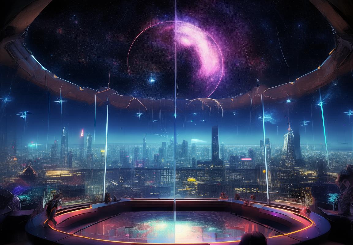 城市太空探险：梦想翱翔，星际探险家的星星之旅