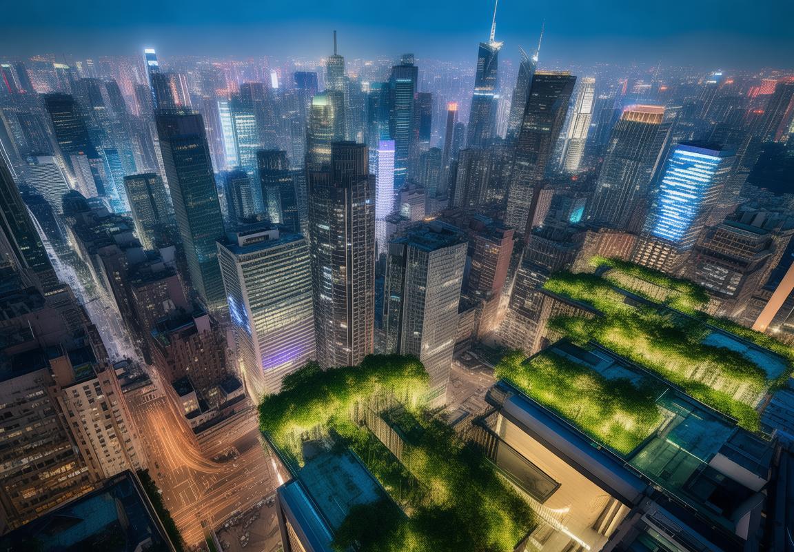 空中花园：摩天楼城市的绿色风景线