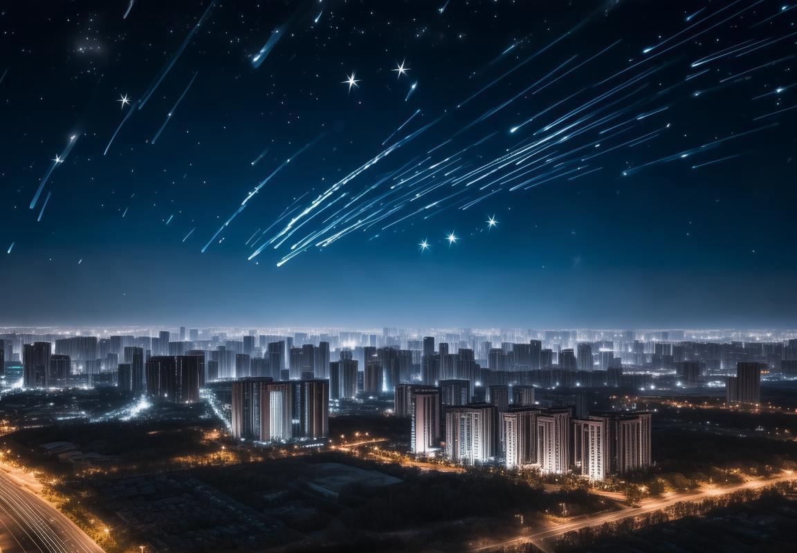 银川夜空星光点点，不明飞行物引发神秘关注