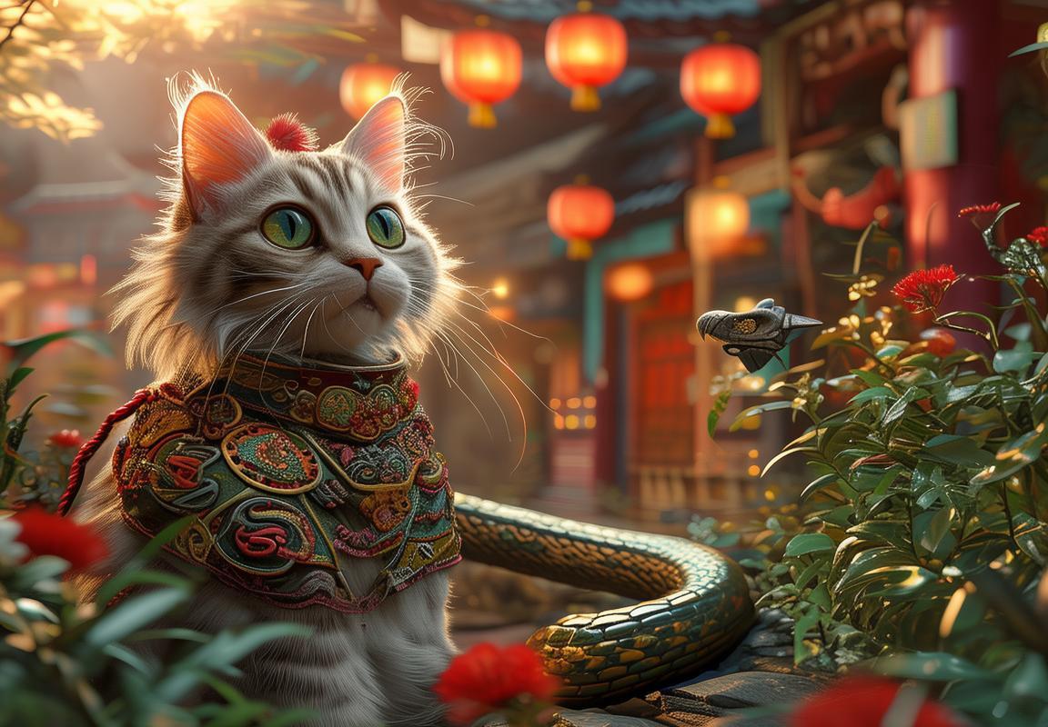 十二生肖图有猫无蛇：猫咪生肖之谜，蛇为何不在生肖？