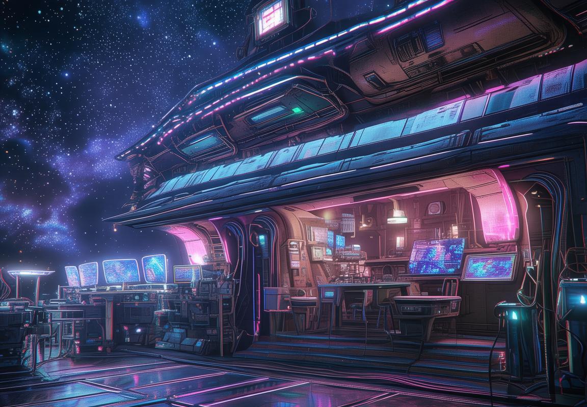 异星工厂太空打造网红网咖，自走棋游戏引领未来科技探险