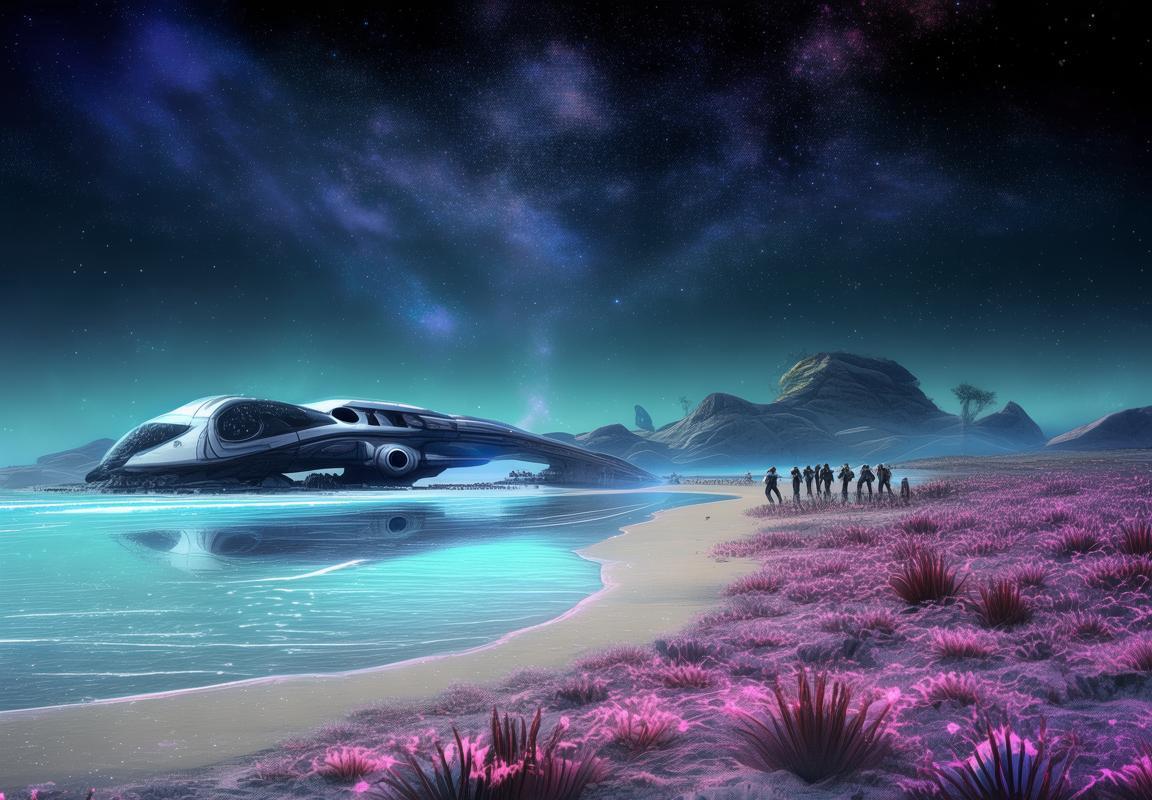 太空沙滩探訪：浩瀚宇宙中的星际奇妙之旅