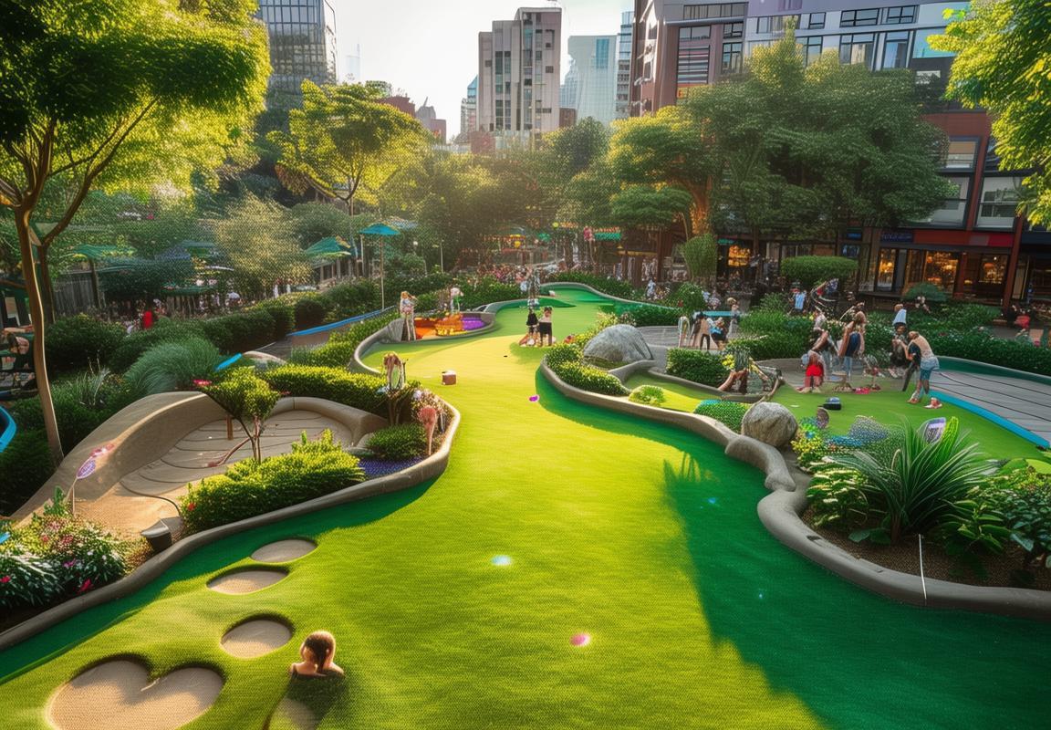 迷你高尔夫：街头新风景，挑战与惊喜体验