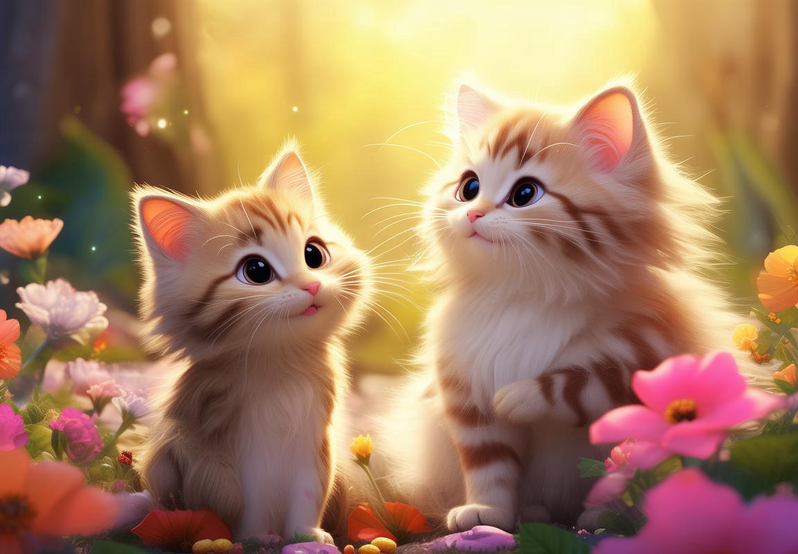 猫鼠欢乐互动数码宝贝之旅：色彩交融的奇幻冒险