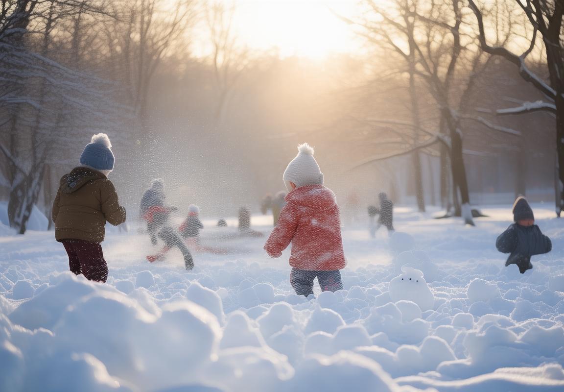 冬日疯狂雪球大战：激情四溢的挑战与梦想