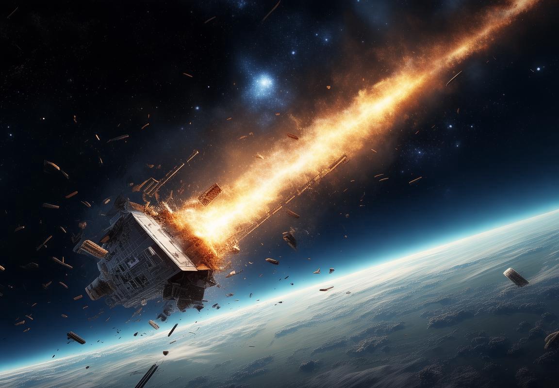半吨重太空垃圾坠落，揭秘意外惊喜与宇宙流浪者之谜
