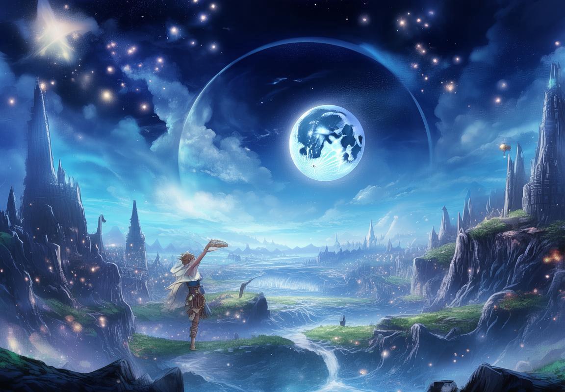 蓝月传奇：勇敢少年的奇幻冒险之旅