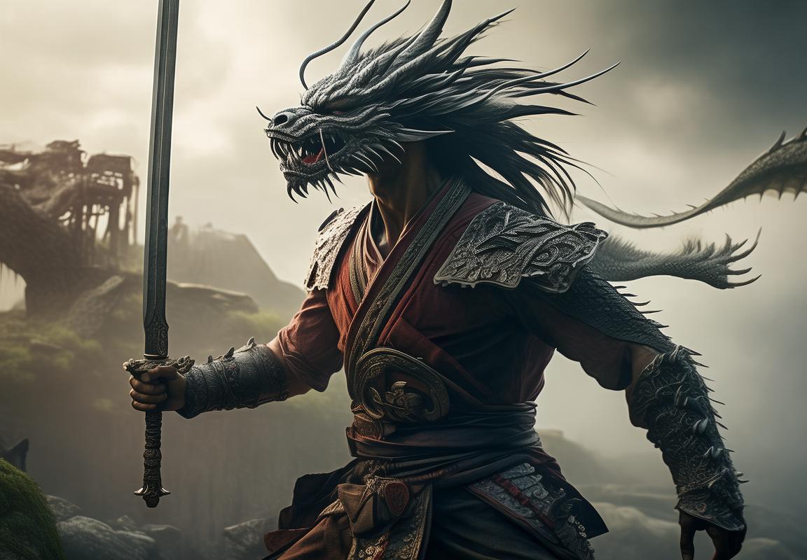 龙魂武士：长空剑影，江湖传奇
