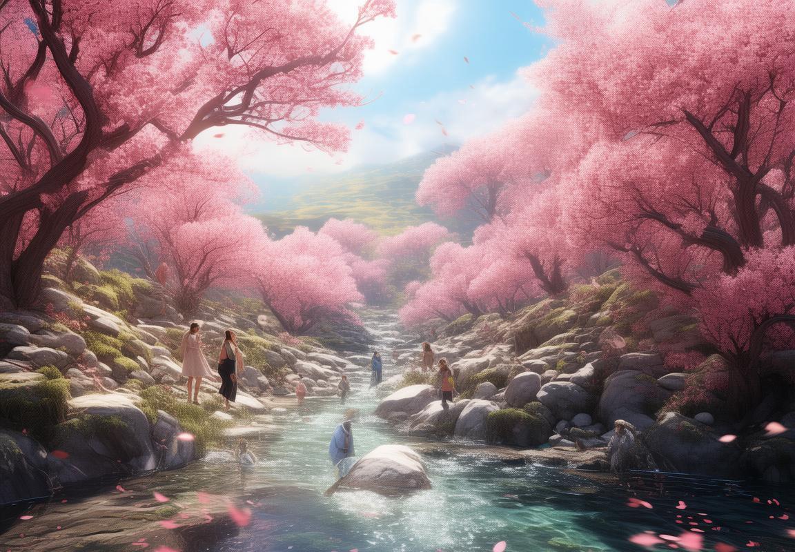 桃花源仙境：古诗词中的神秘桃花源记