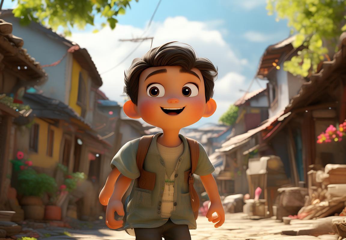 阳光灿烂小镇，小明快乐侦察冒险之旅