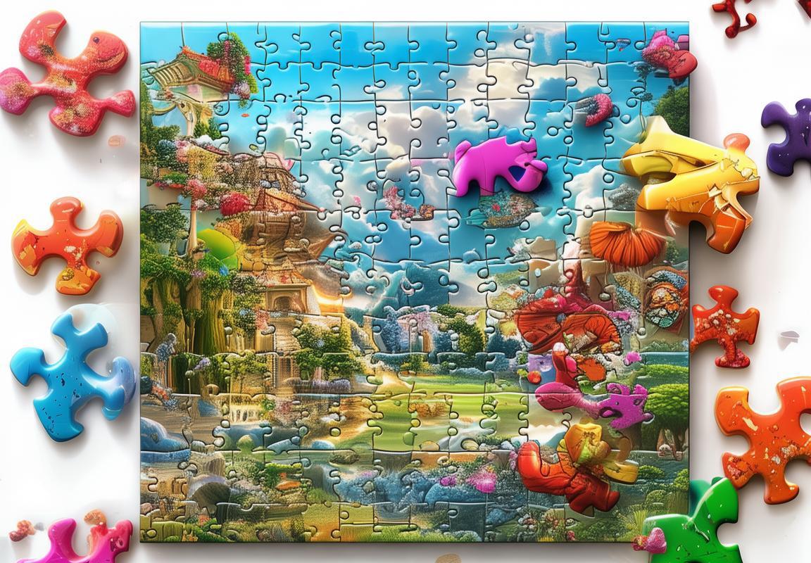 欢乐拼图3D：开启视觉挑战惊喜拼图纪元
