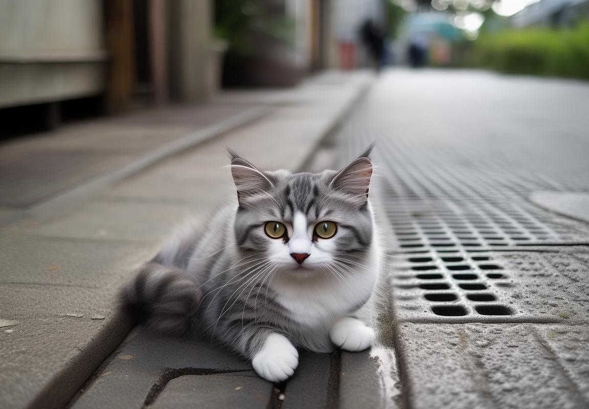 小区散步偶遇下水道小灵猫，生活增添温馨欢乐