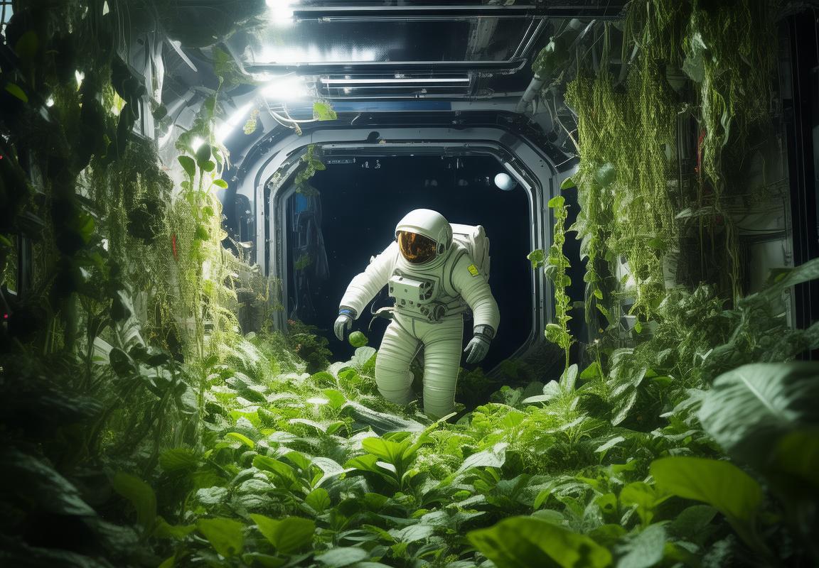 太空缺氧环境下宇航员植物种植收获好评