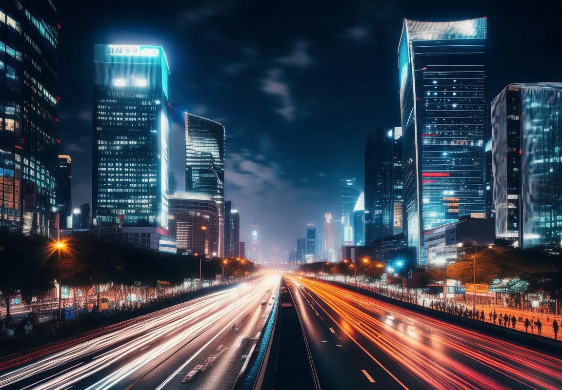 城市街头公路冒险：星光下的心灵之旅