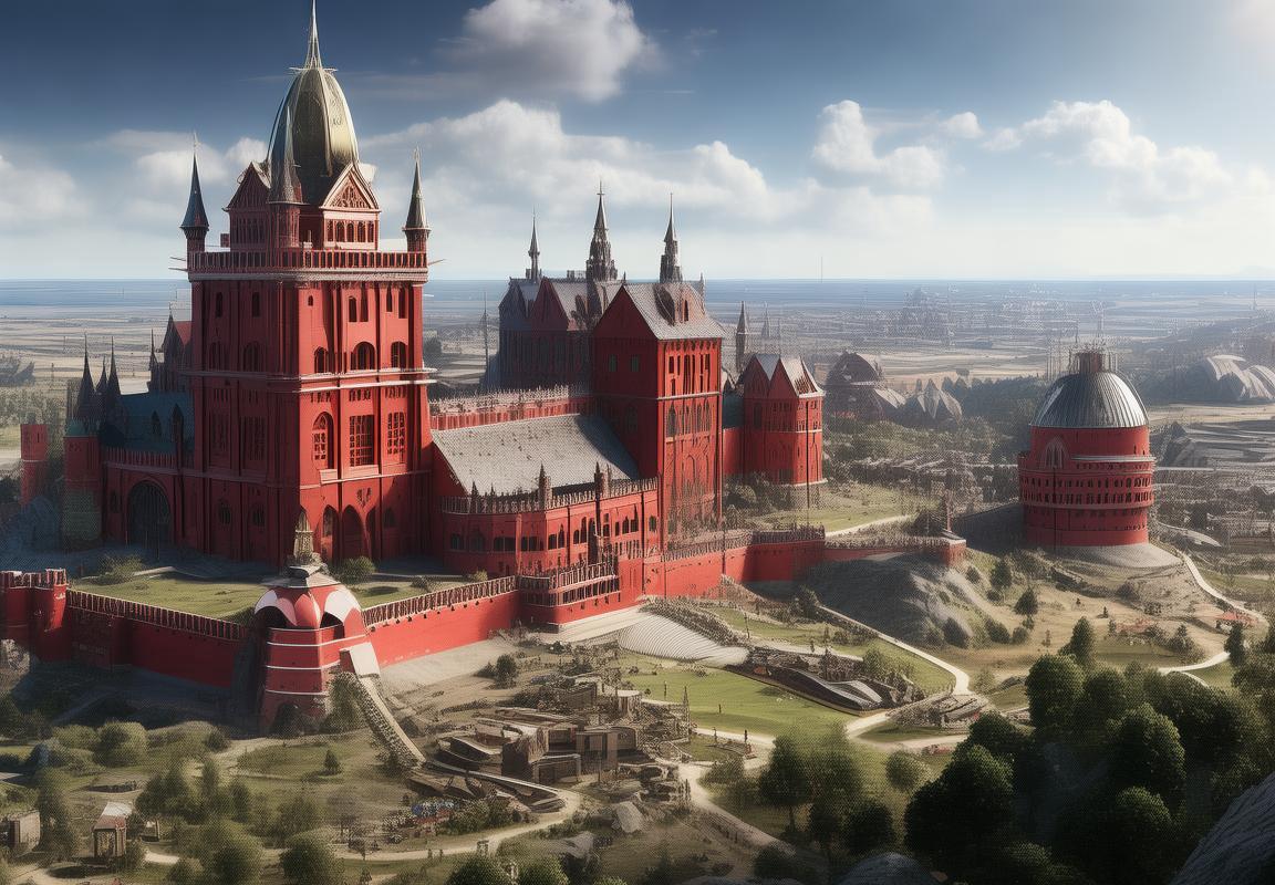 赤色要塞与英灵殿：刺客信条英灵殿建筑才华展现，激情挑战与传奇故事