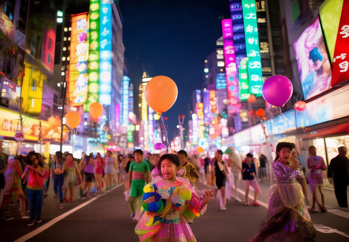 城市游行：街头激情体验，共筑梦想之夜