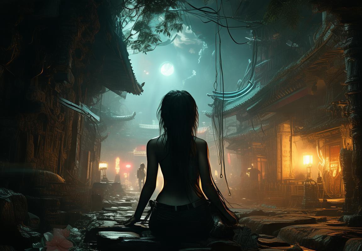 古墓丽影暗影×赛博朋克2077×鬼谷八荒：时空穿越科技魔幻之旅