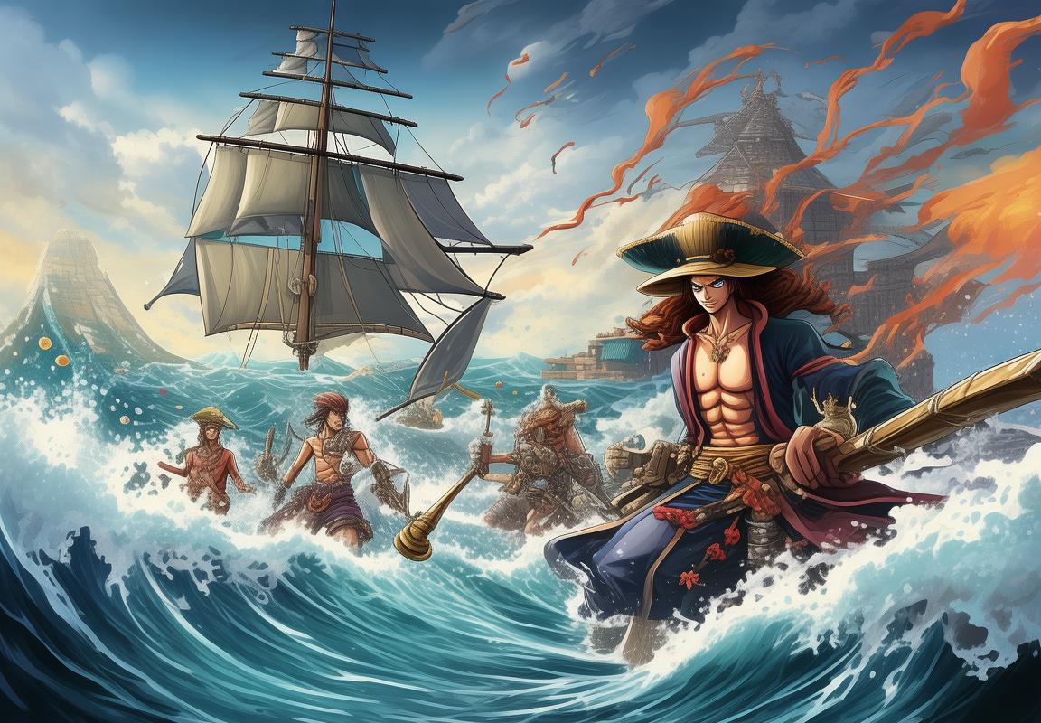 海贼王与阴阳师百闻牌：冒险传奇中的勇敢与梦想