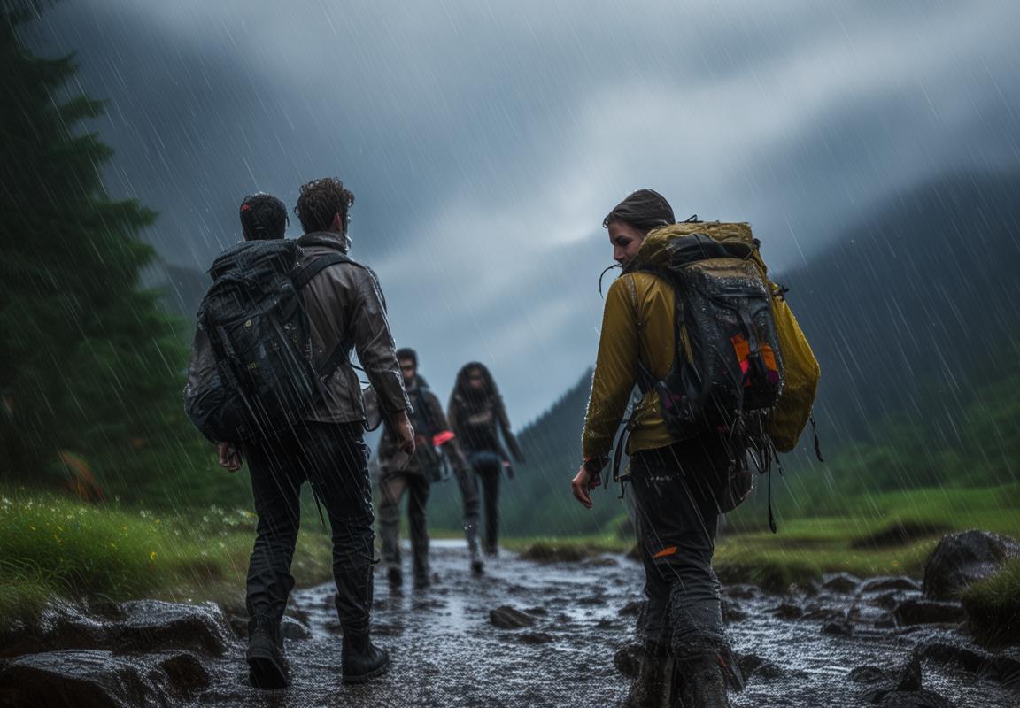 暴雨奇遇：四人探险之旅，升级挑战中的友情与欢乐