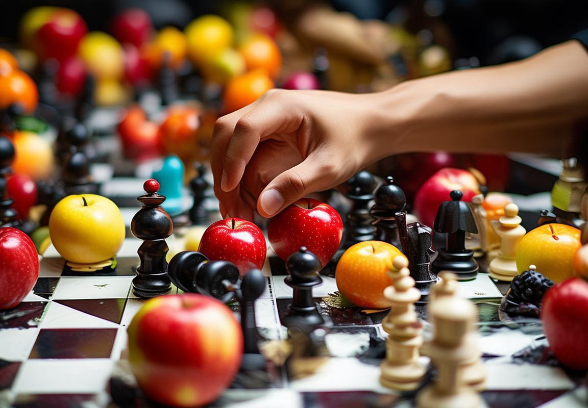 象棋高手冒险之旅：惊险智力较量与切割水果奇遇