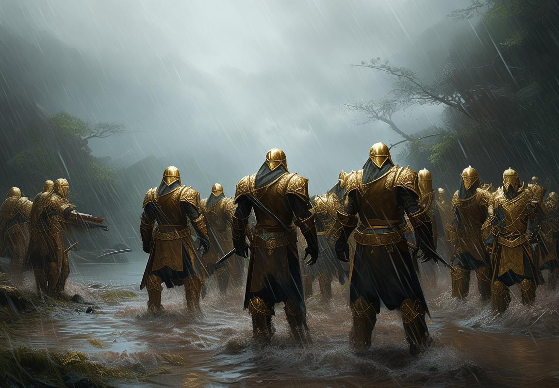 王者荣耀边境突围：暴雨峡谷中的团队协作传奇