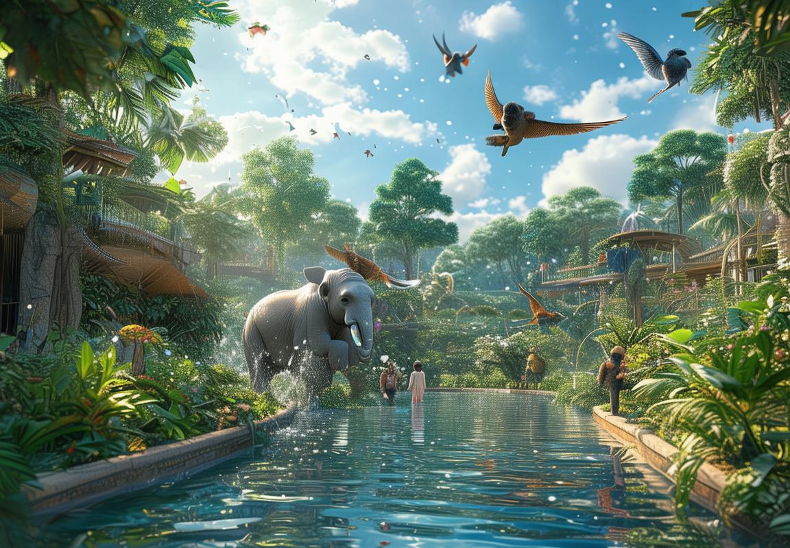 滚动的天空动物园：星萌趣无限，生化危机奇幻之旅