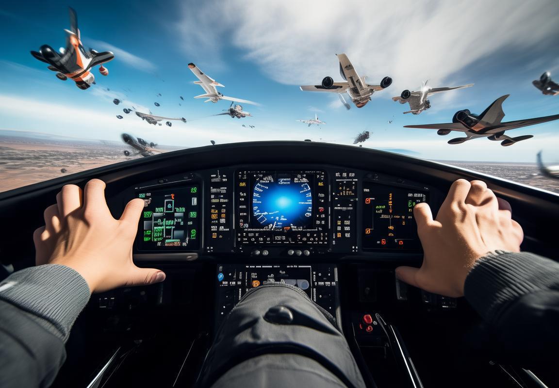 航空模拟器轻松对战欢乐连连：虚拟飞行游戏体验