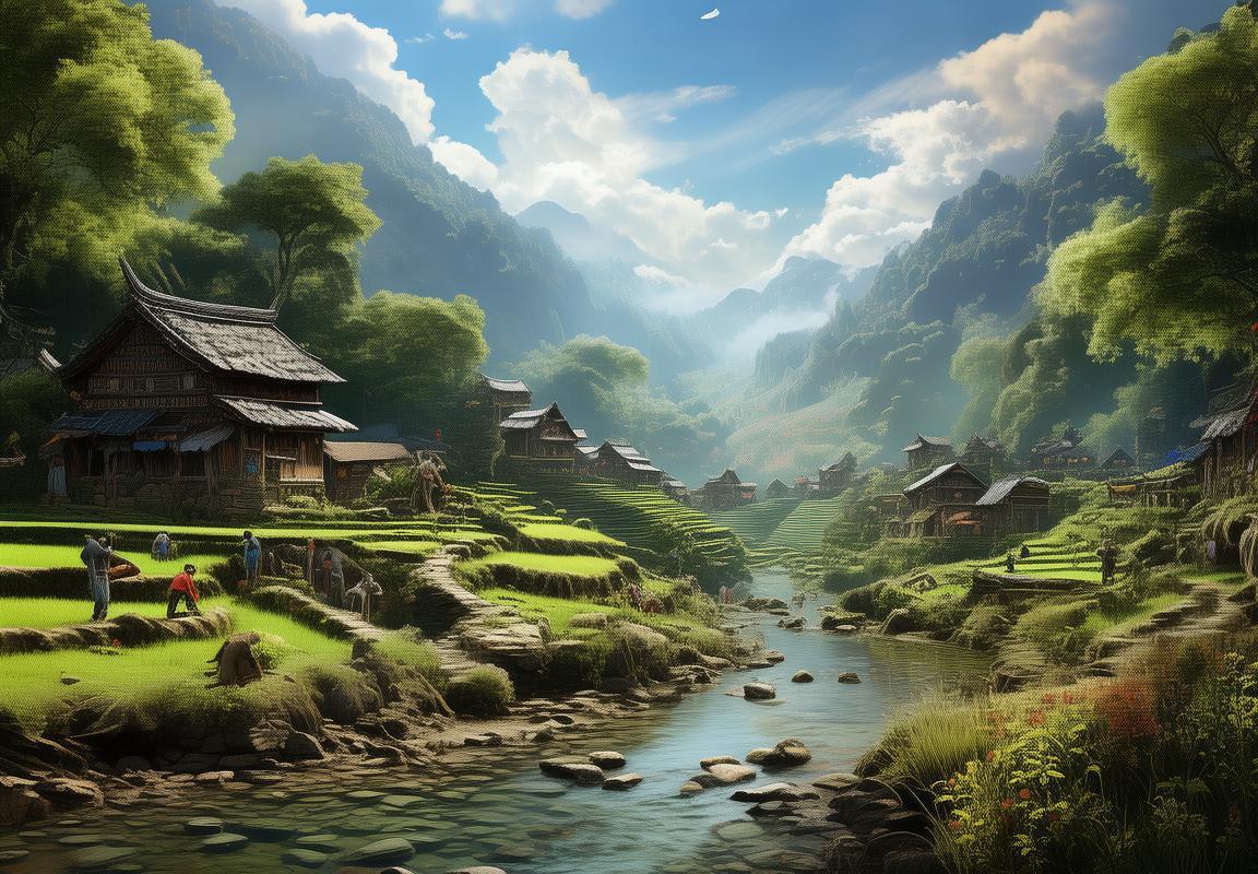 桃源深处有人家——隐秘仙境的古朴村庄