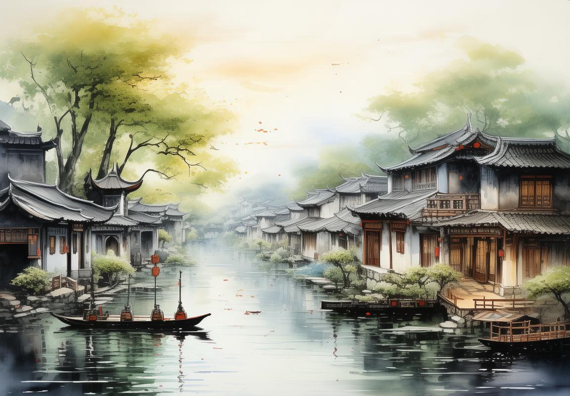 江南水乡百景图：治愈年代饥荒的心灵慰藉