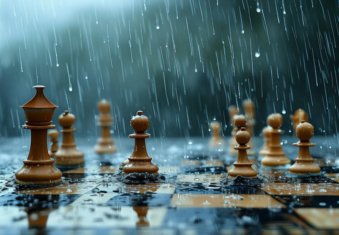 雨中棋局：暴雨纵横，创意无限智慧盛宴