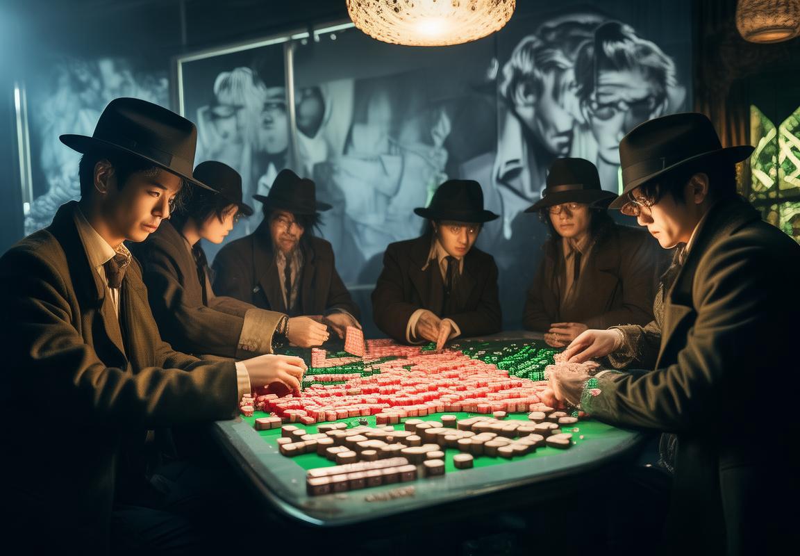 名侦探柯南与麻将：智慧游戏中的弯道超越与侦探技巧