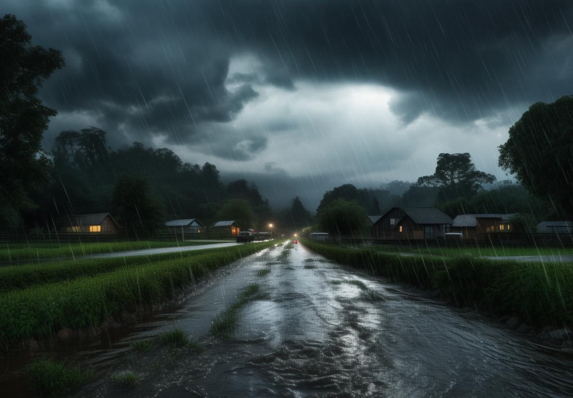 暴雨饥荒下的村庄重建：团结协作，欢乐生活