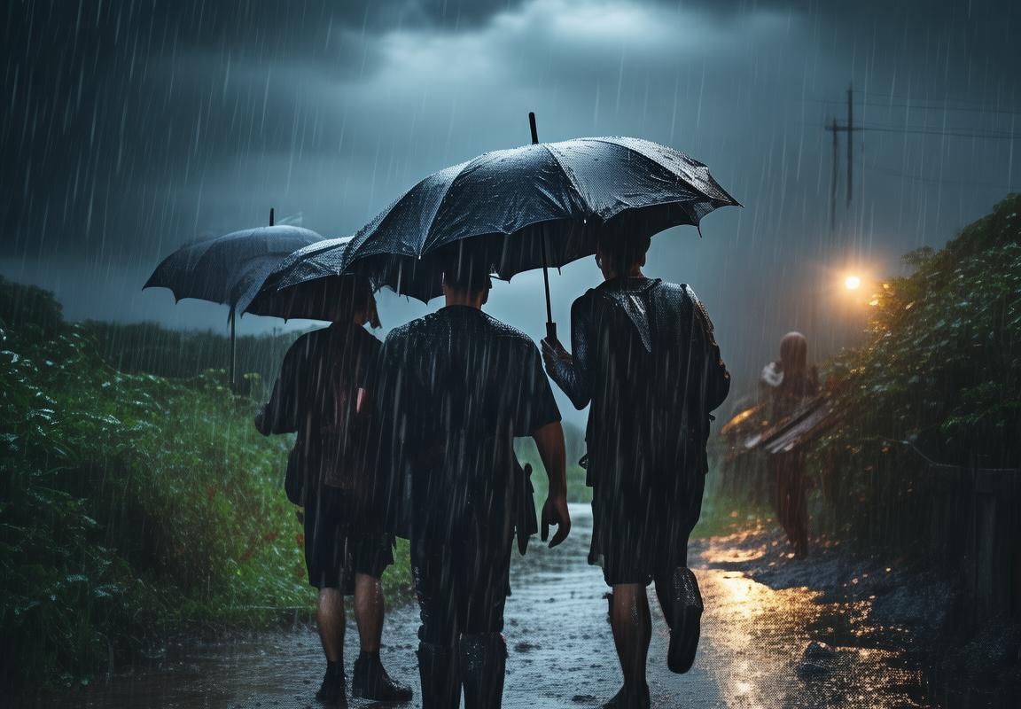 四人小队暴雨奇遇记：升级挑战，雨中成长